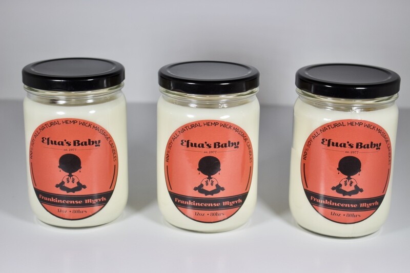 Frankincense/Myrrh 12oz Soy Candle