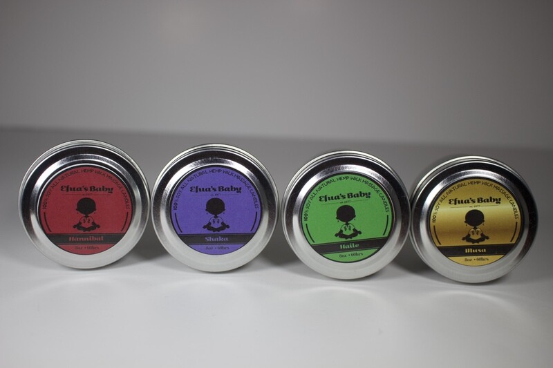 Sample Set 2oz Tin King Series Scent 4 Pack