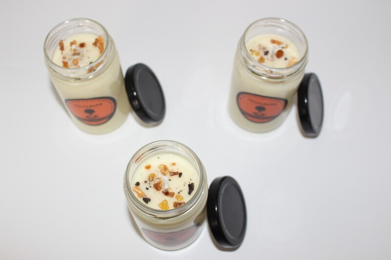 Frankincense/Myrrh/Orange 8oz Soy Candle