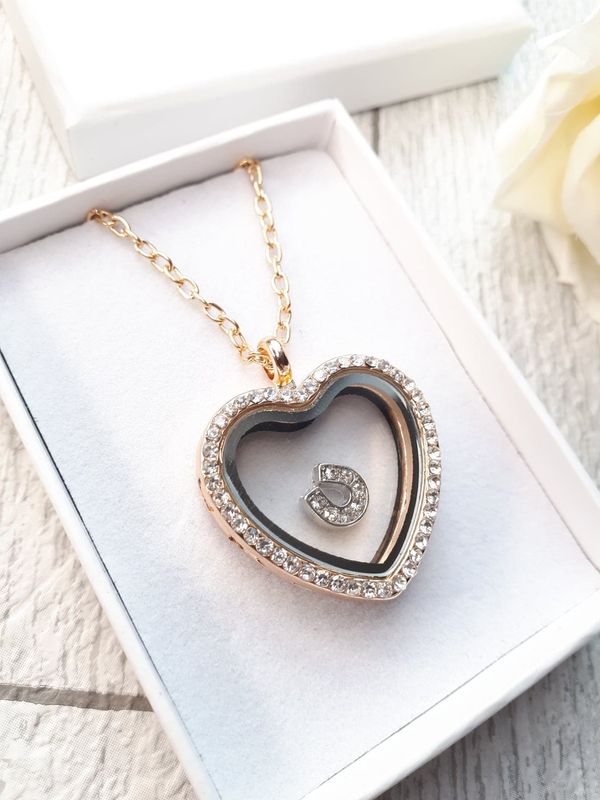 Memory Locket for a loved ones hair or fur, comes with a beautiful charm