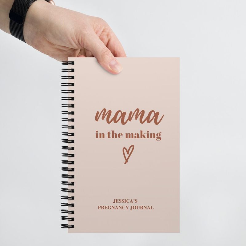 Mama in the making pregnancy Personalised Notebook