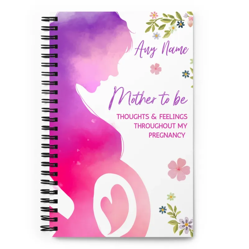 Mother to be pregnancy Personalised Notebook