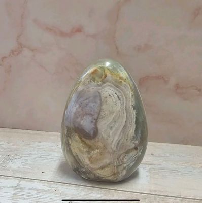 Beautiful ocean jasper mountain freeform. Ocean jasper crystal. 400 grams 10.3cm