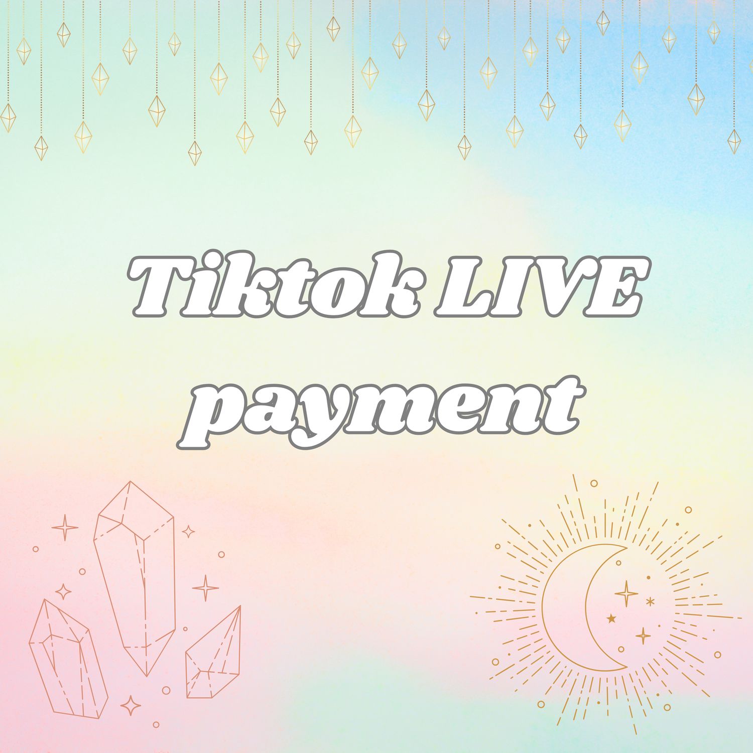 TIKTOK LIVE Payments only.