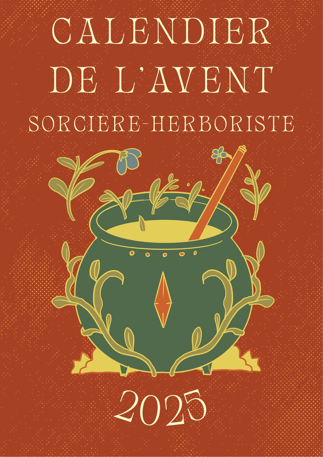 Calendrier de l&#39;Avent sorcière-herboriste