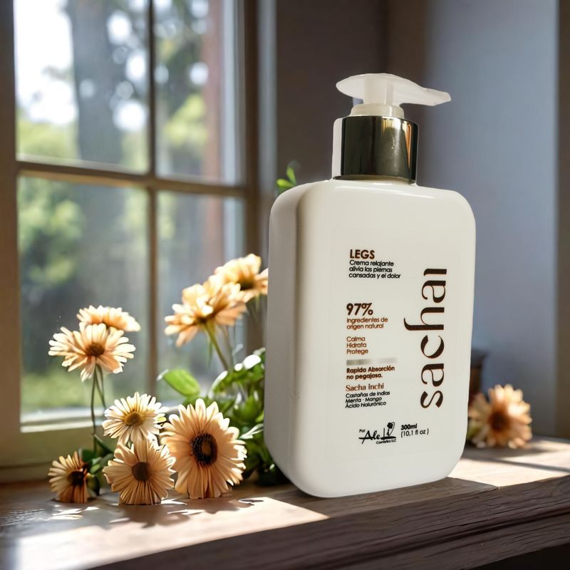 SACHAi RELAX, nourishing, moisturizer cream, helps relief, legs, joint, and muscle pain.