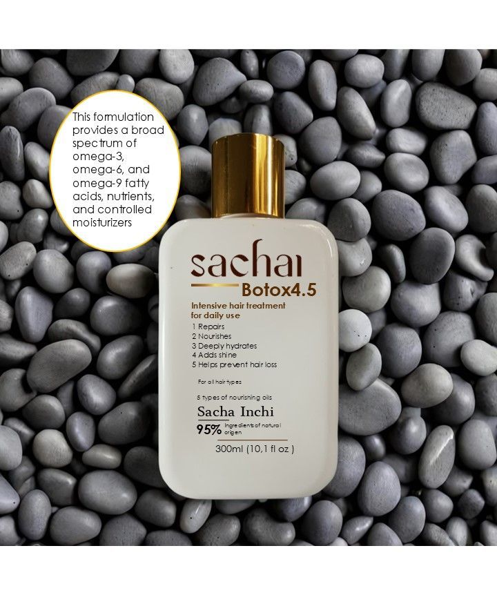 SACHAiBOTOX4.5 healthy hair in less time, restores the lipid layer, and provides essential nutrients
