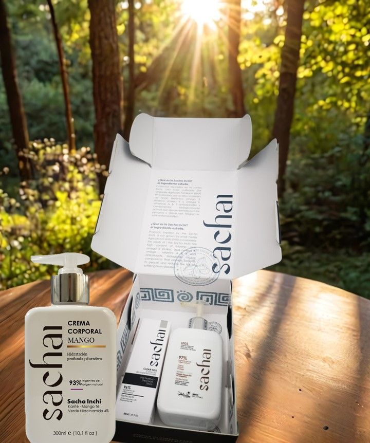 SACHAi BODY KIT care kit 3-piece, omegas, antioxidants, nutrition, deep moisturizing