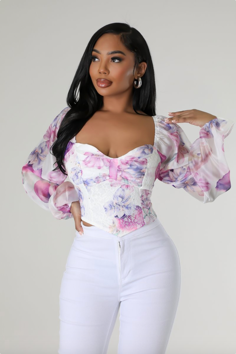 Flower Season Top