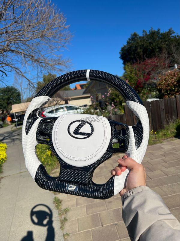 2014+ Lexus IS, RC, GS F and NX Carbon fiber steering wheel