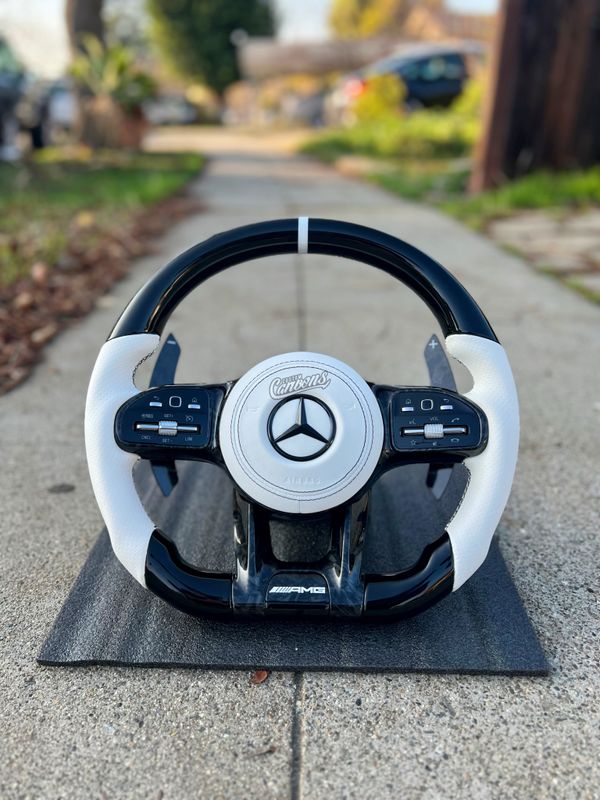 IN STOCK - AMG Style Mercedes Custom Steering wheel with Vibrating option