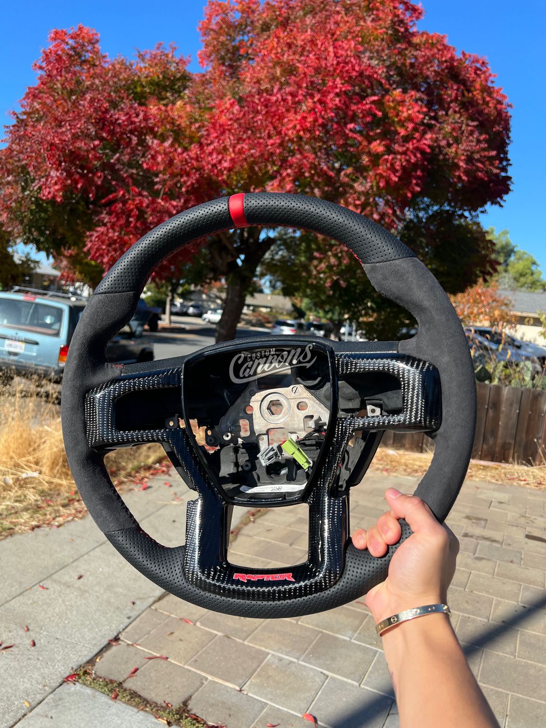 2017-2020 Ford Raptor Carbon fiber steering wheel