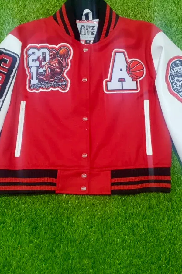 G.O.A.T Crop Varsity Jacket
