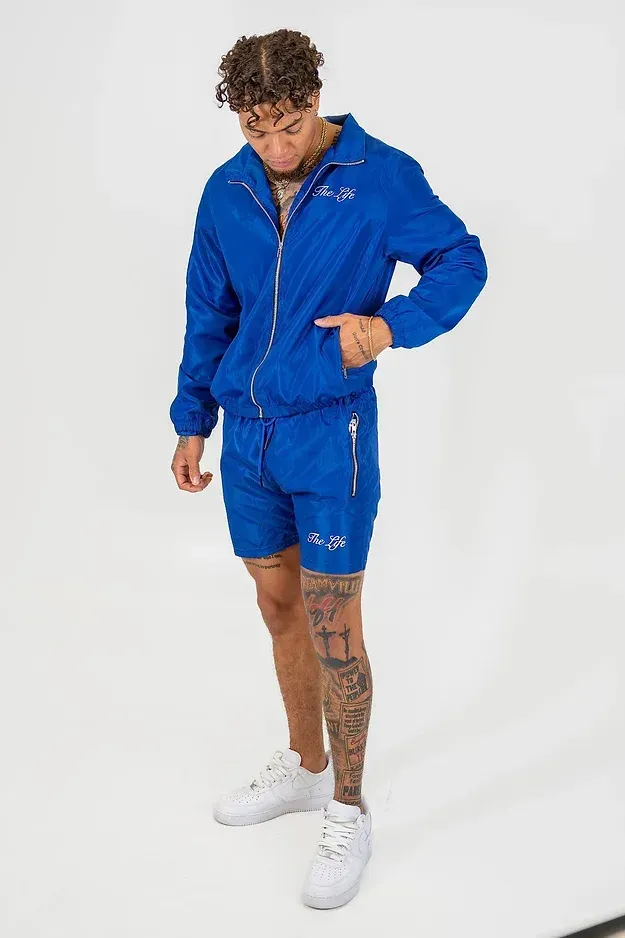 The Life Windbreaker Short Set