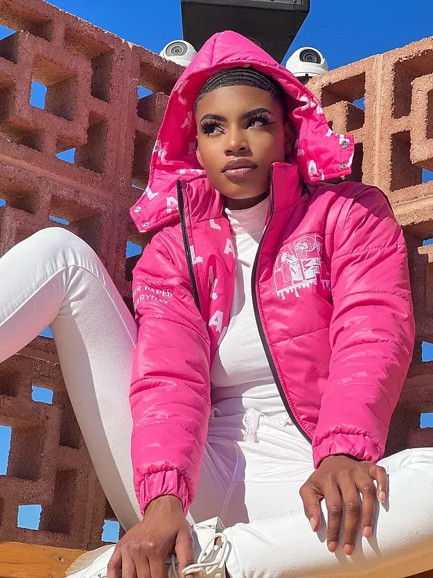 Limited Edition 3 Piece  Crop Puffer Jacket