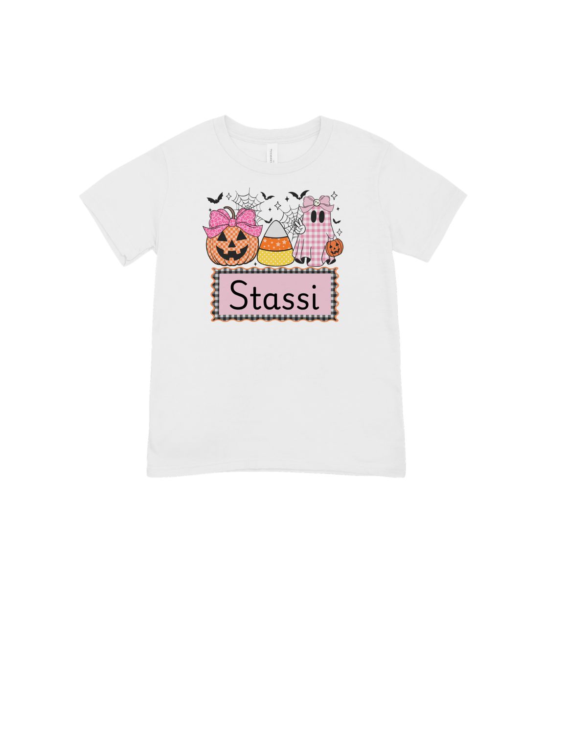 Girls Personalized Halloween Tee