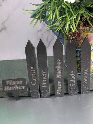 Étiquette en ardoise personnalisée