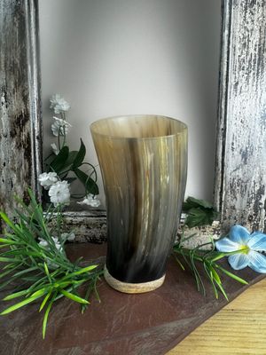 Verre en corne à boire 5 pouces de haut