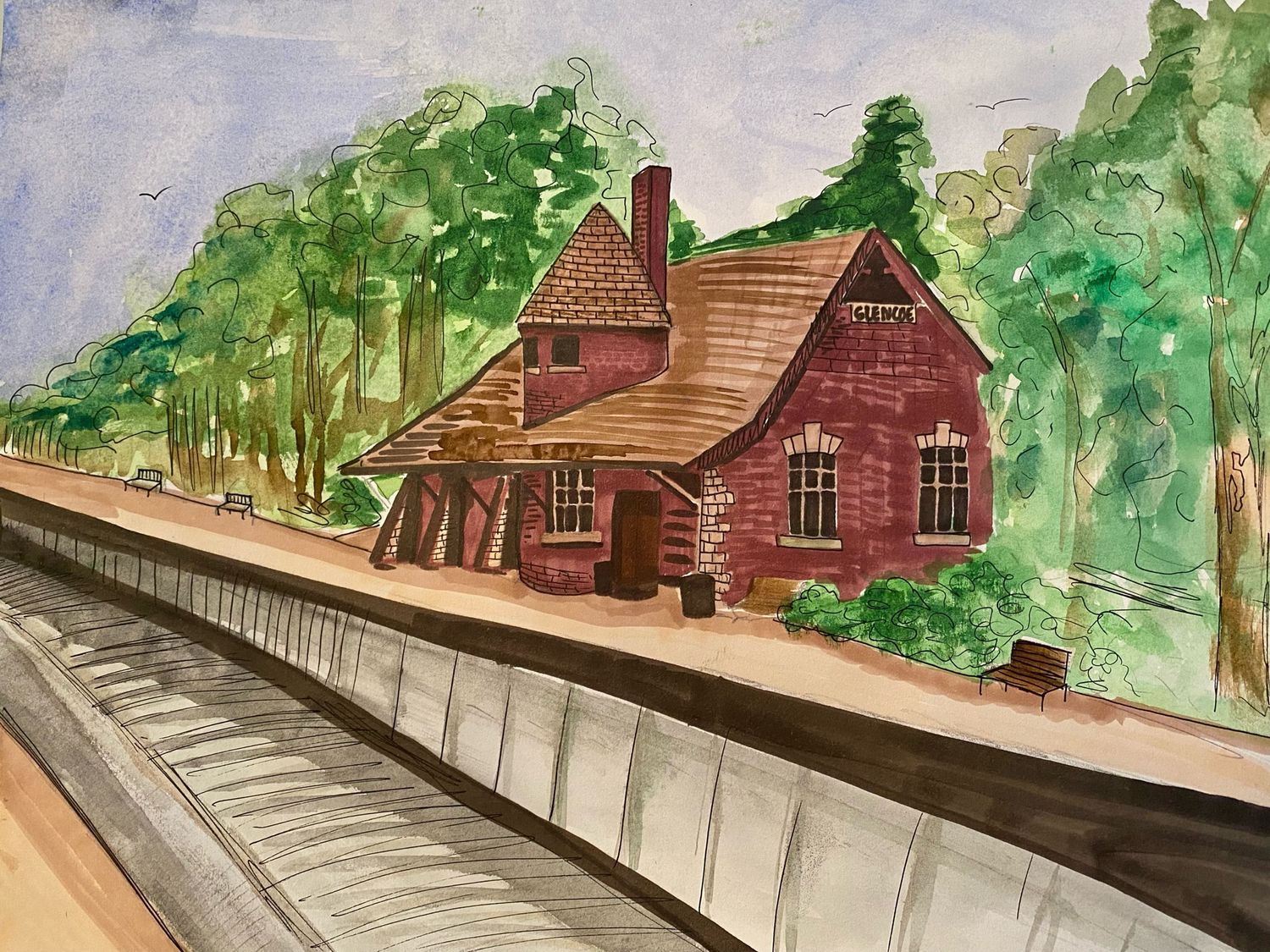 &quot;Glencoe Train Station&quot;
