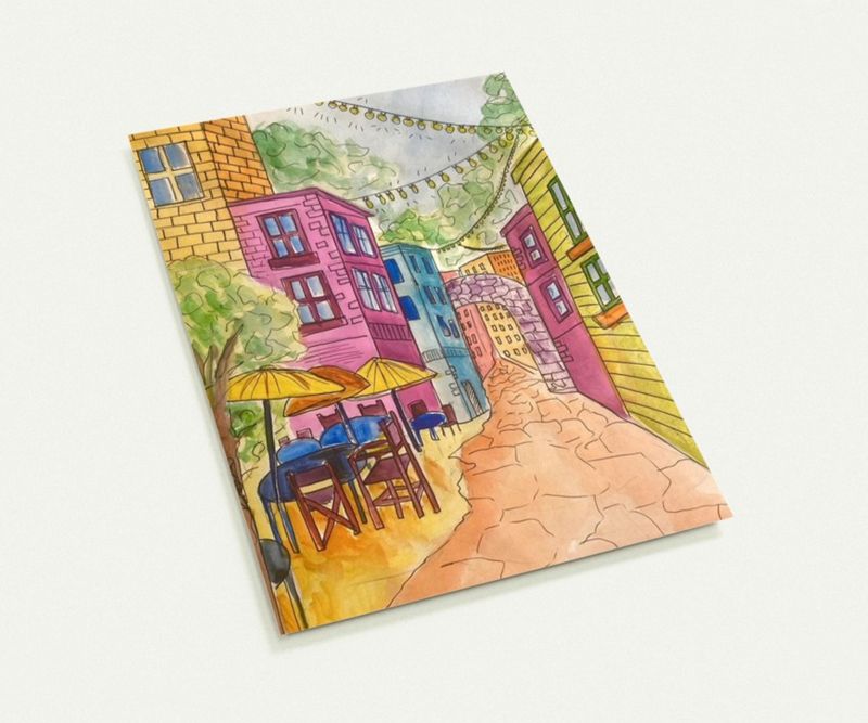 Watercolor Greeting Cards  (Pack of 10)