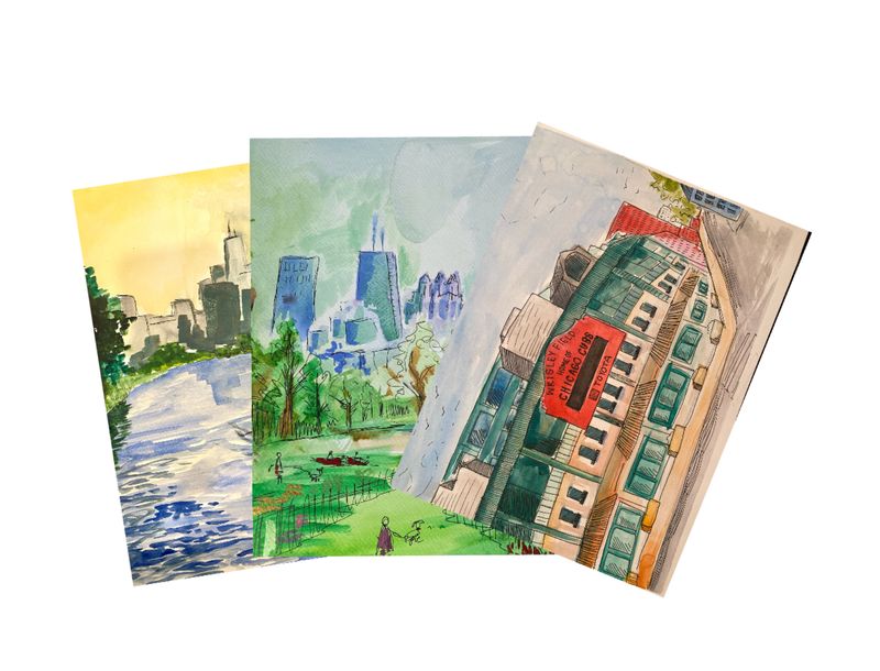 Chicago Print Trio