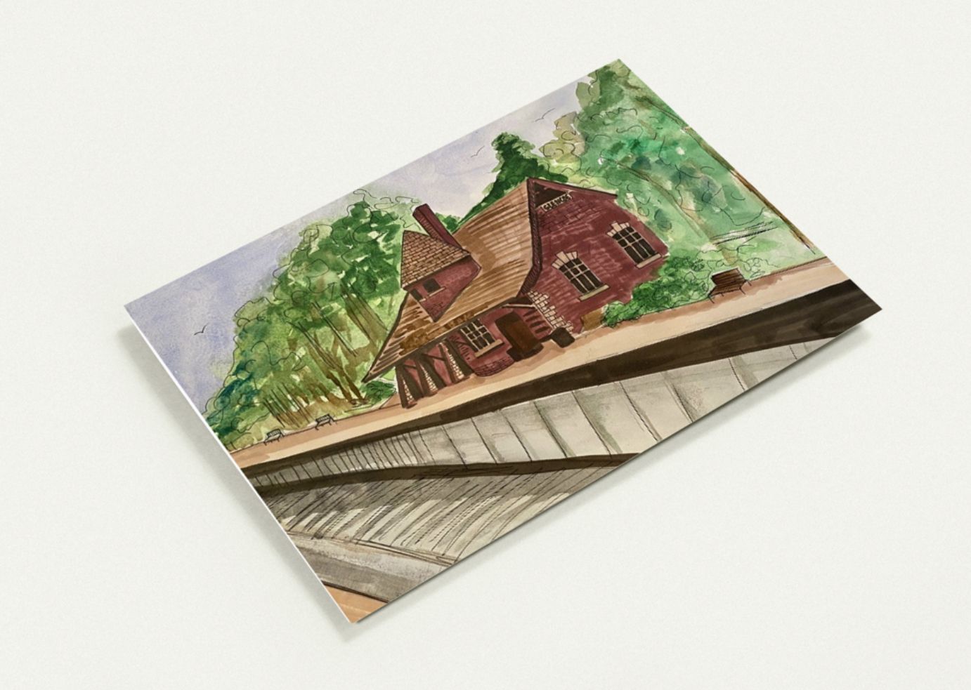 Watercolor greeting cards (pack of 10)