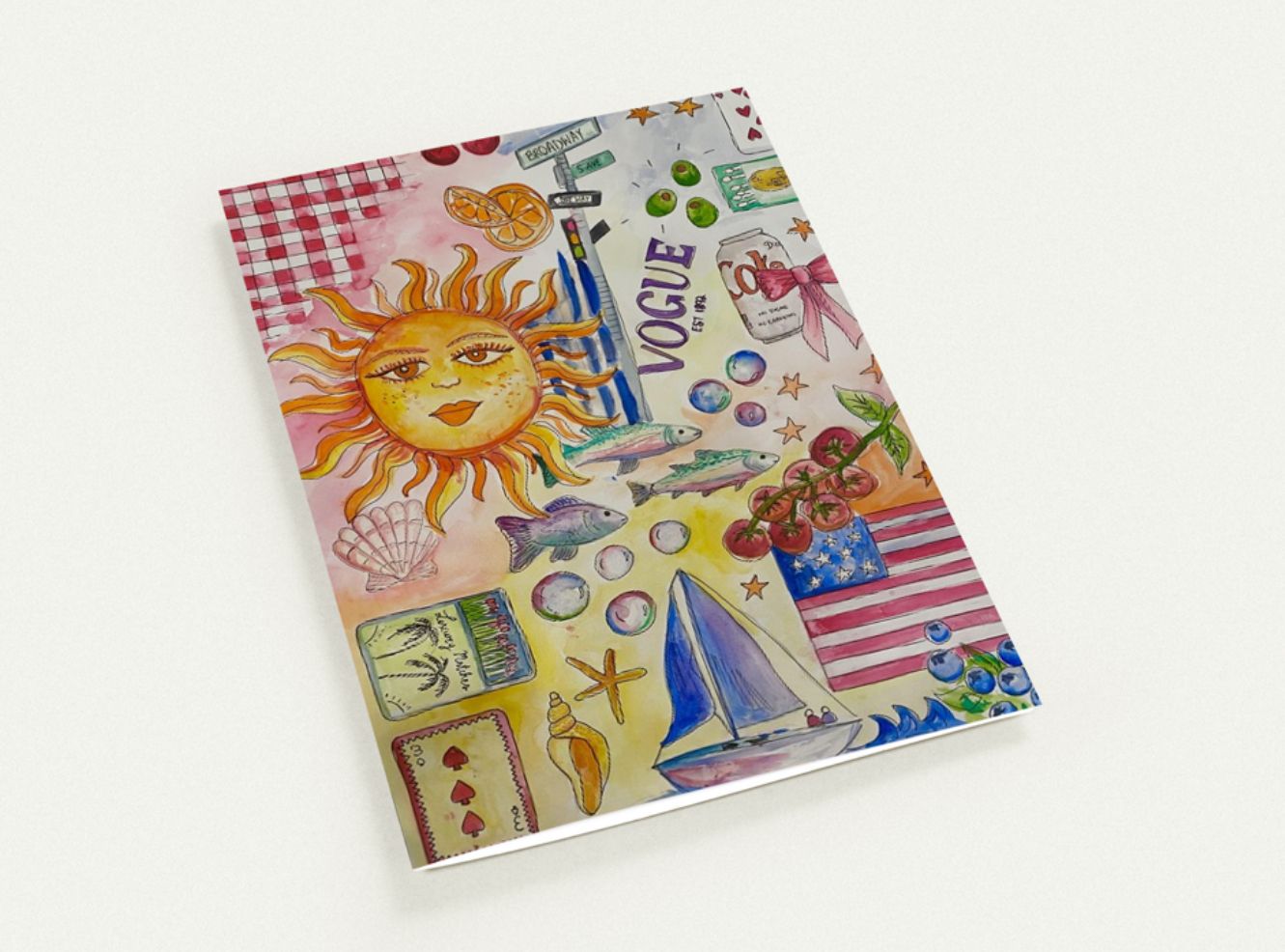 Watercolor greeting cards (pack of 10)