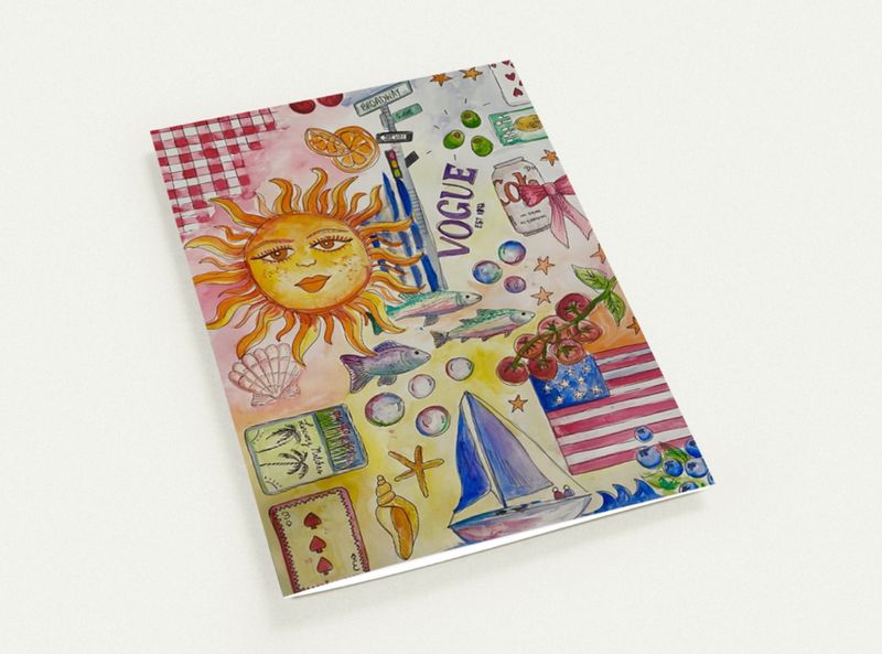 Watercolor greeting cards (pack of 10)