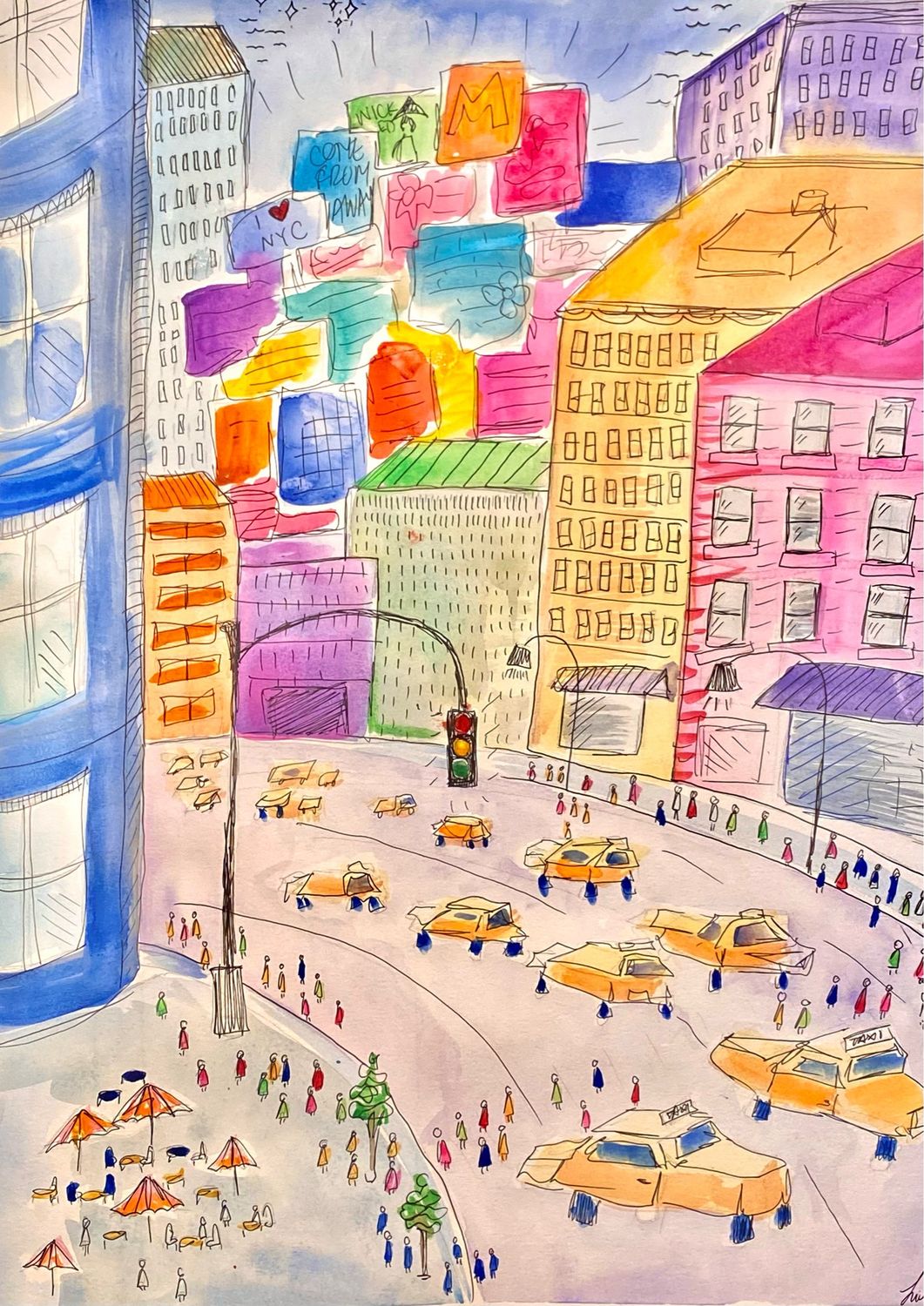Time Square Lights