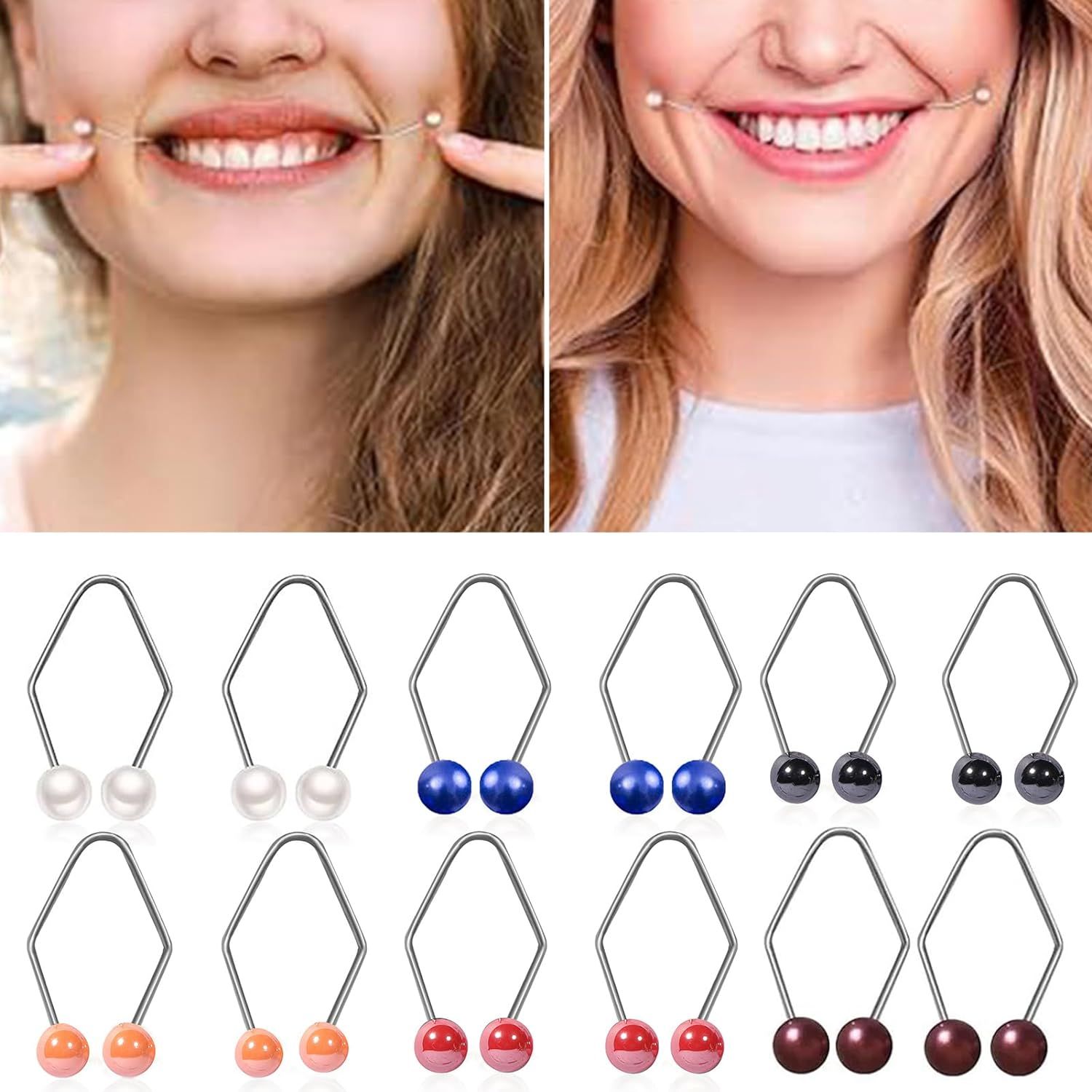 Dimple Makers, 4 Pack Dimple Maker for Cheeks,