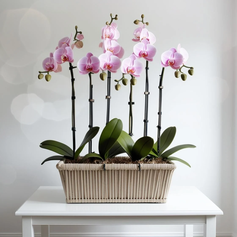 CESTA DE ORQUIDEAS MOON