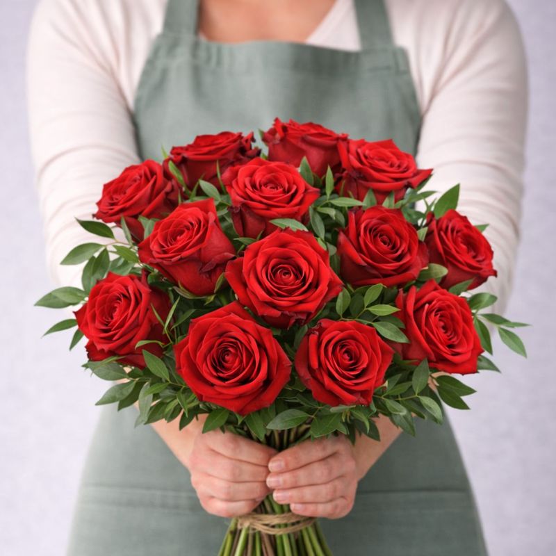 RAMO DE ROSAS ROJAS NILO