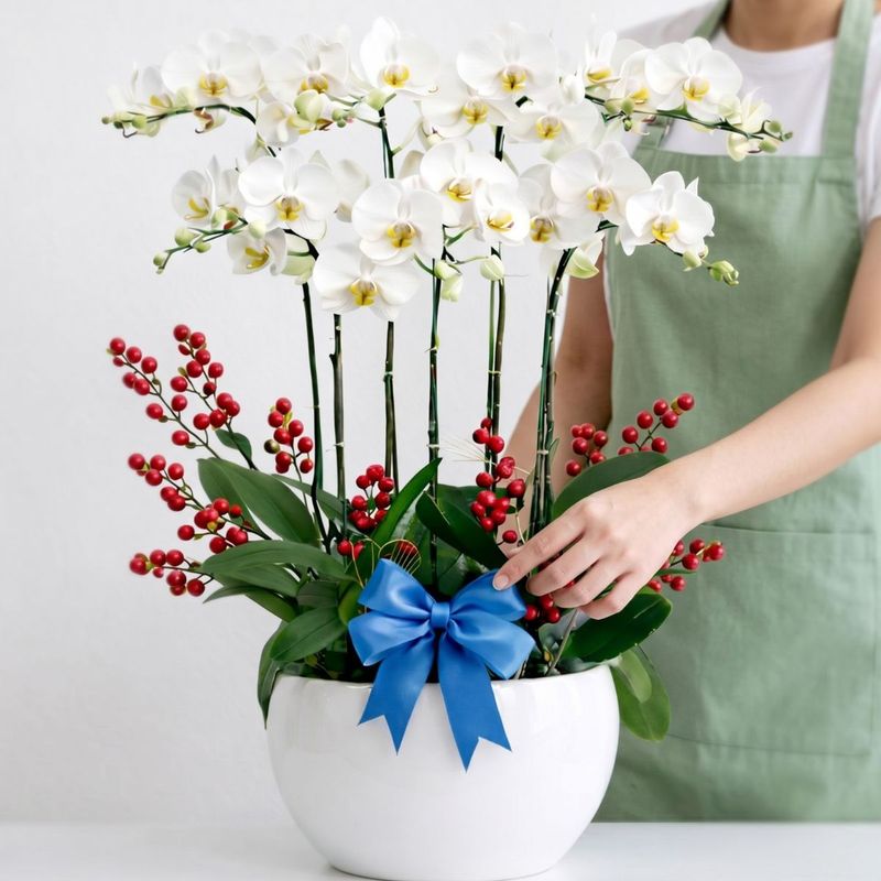 CESTA DE ORQUIDEAS MOON