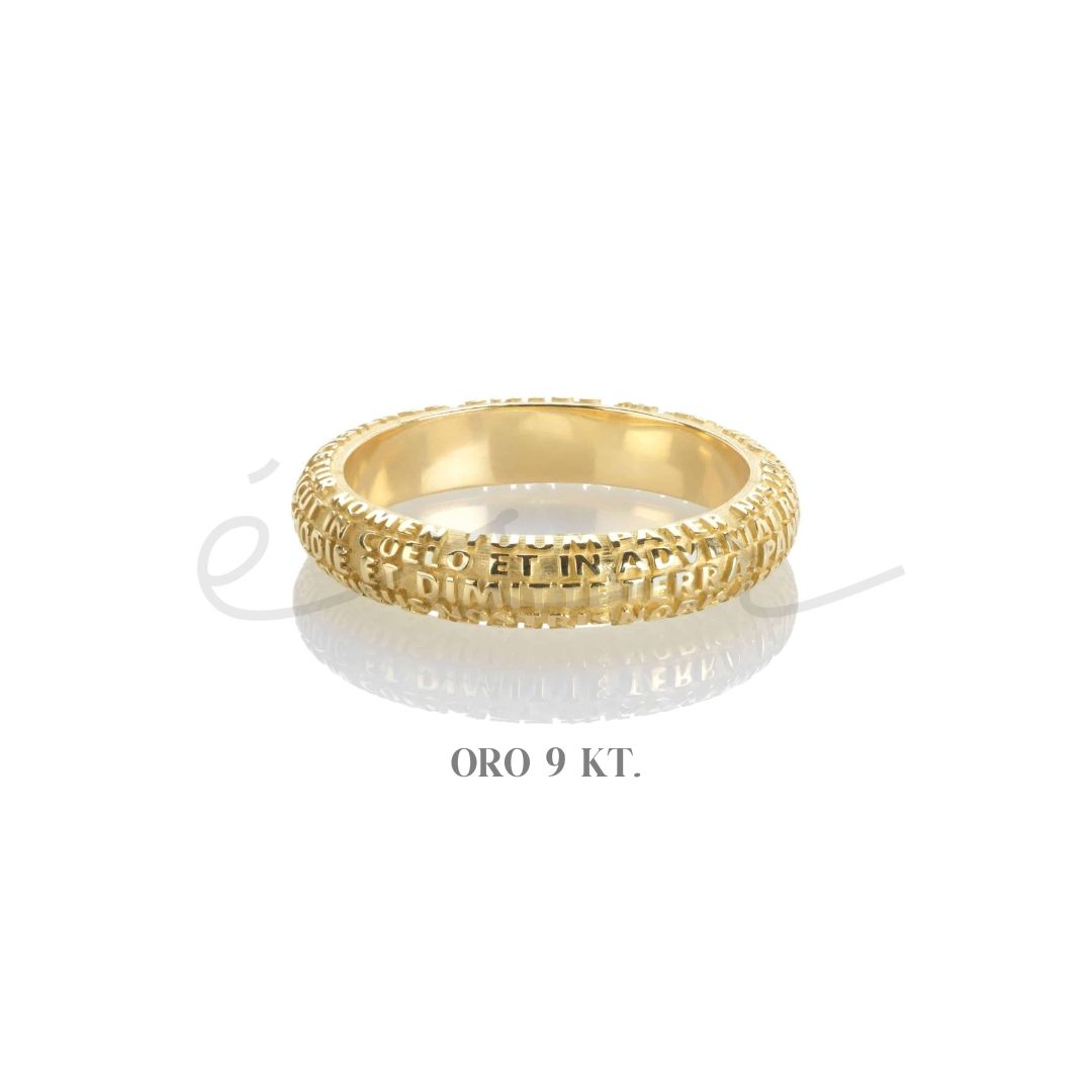 TUUM ANELLO LA FEDE ORO GIALLO 9 KT