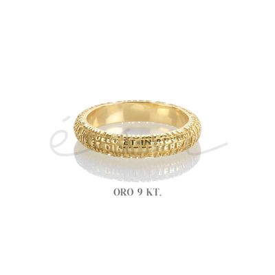 TUUM ANELLO LA FEDE ORO GIALLO 9 KT