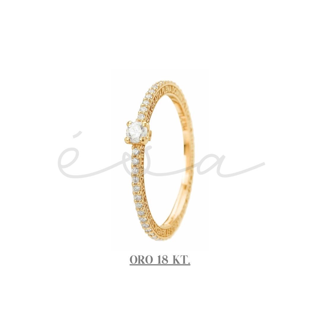 TUAMLUX ORO GIALLO 18 KT CON PUNTO LUCE
