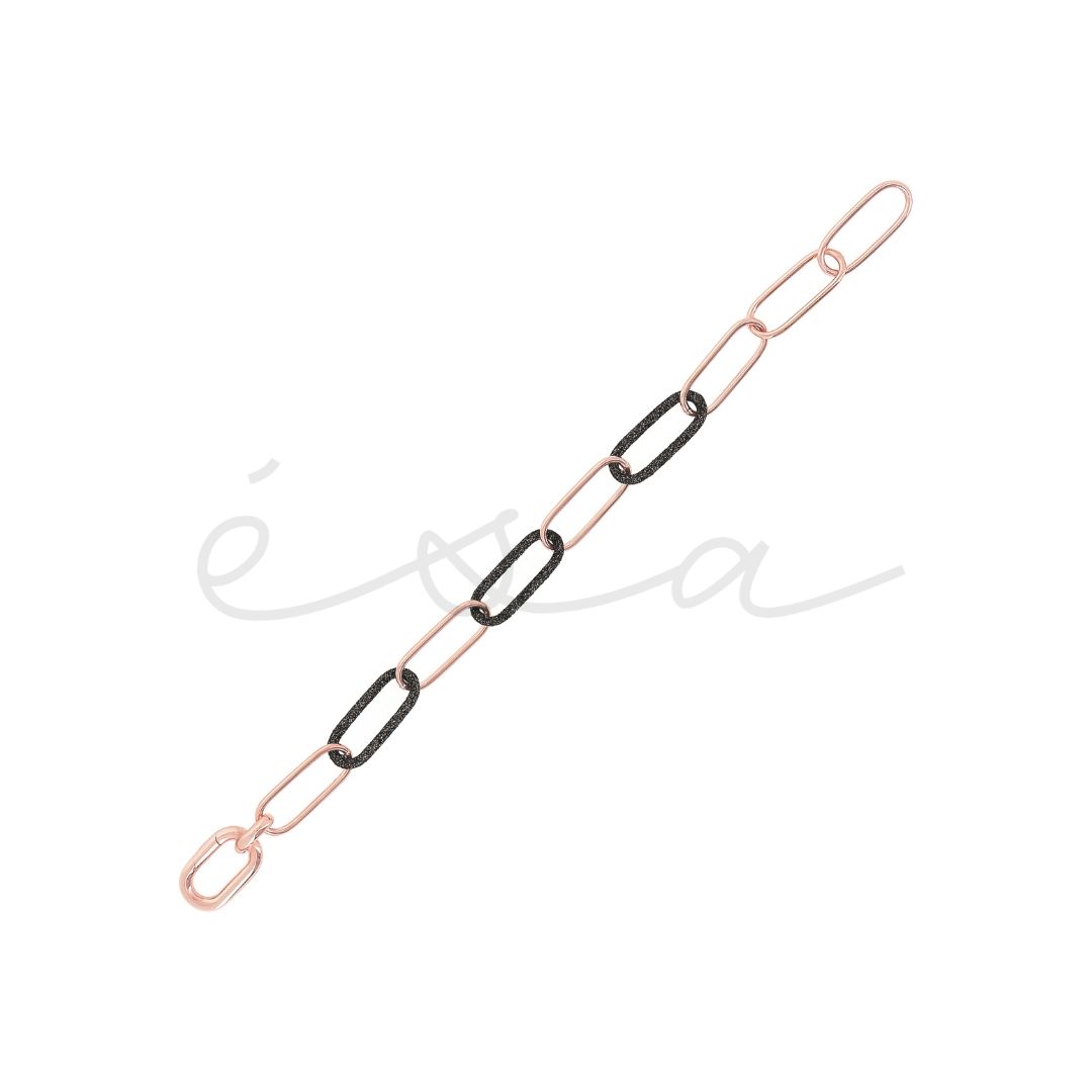 PESAVENTO BRACCIALE A CATENA POLVERE DI SOGNI NERA