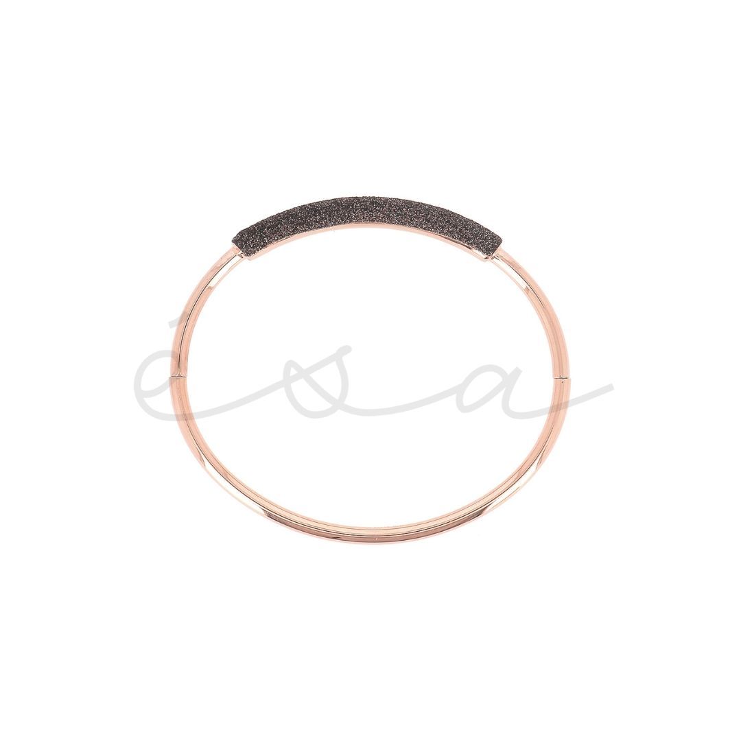 PESAVENTO BRACCIALE RIGIDO POLVERE DI SOGNI BRONZO SULLA FASCIA CENTRALE