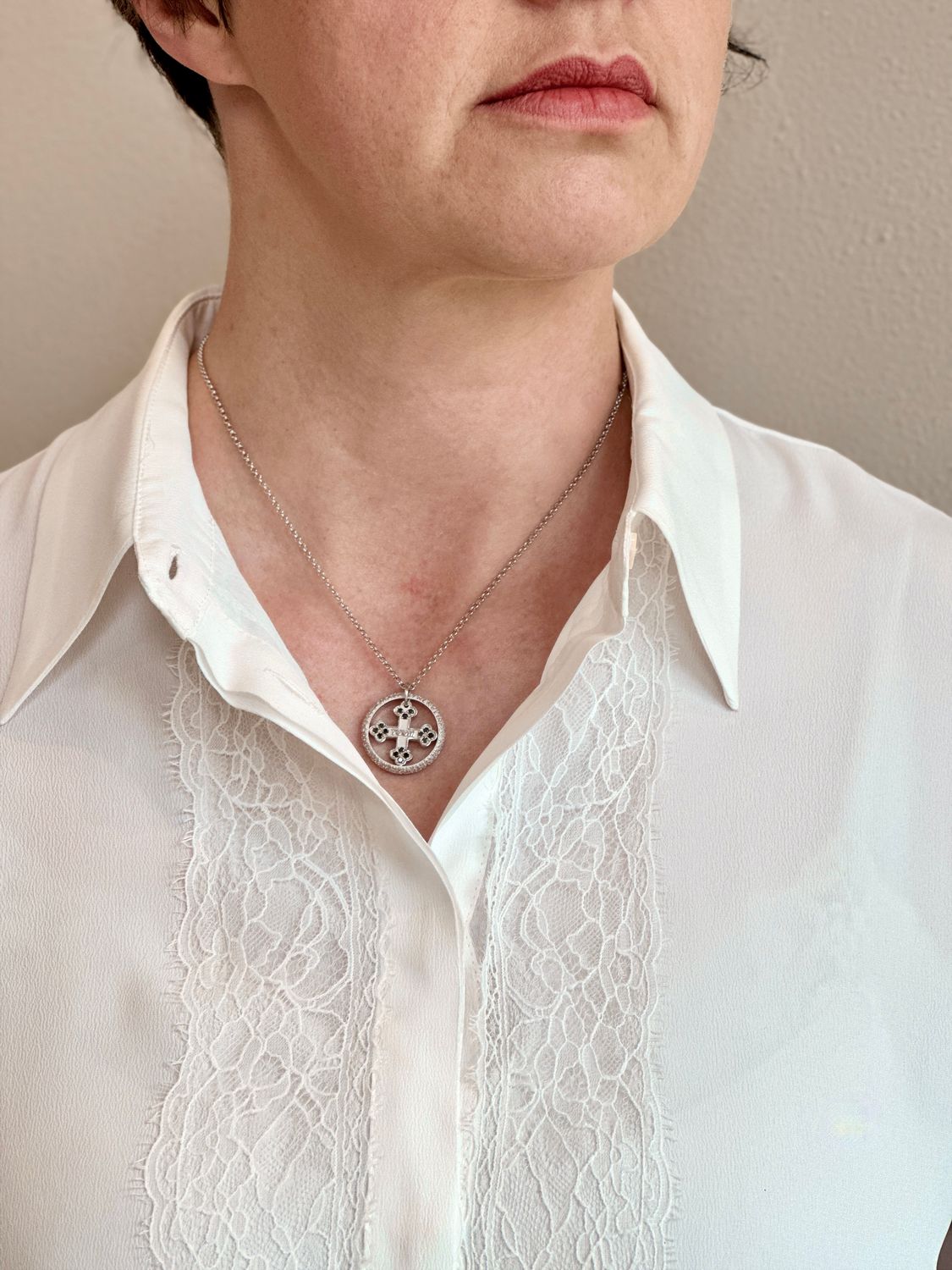 TUUM COLLANA FLORE LUX  AG 925 RODIATO