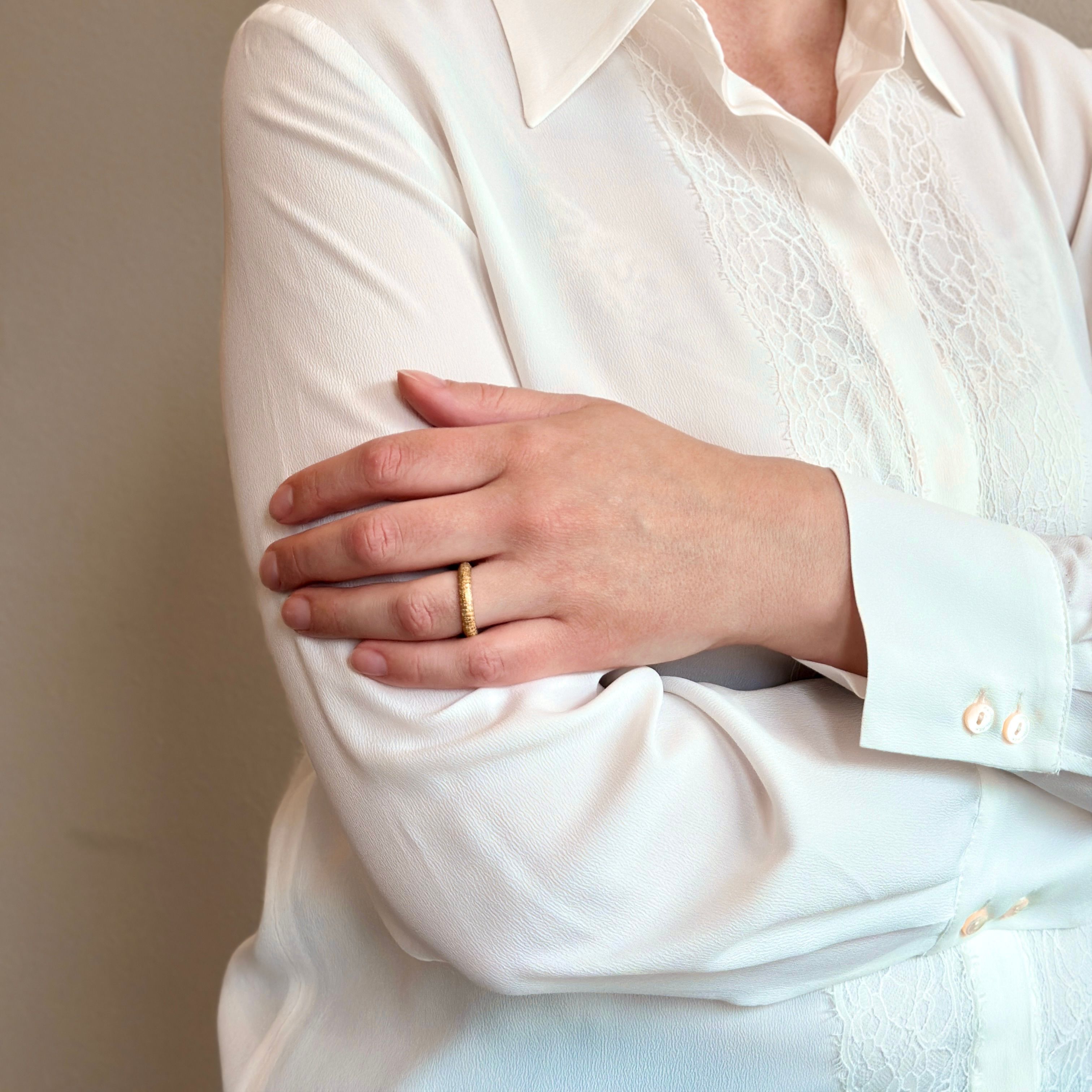 TUUM ANELLO LA FEDE ORO GIALLO 9 KT