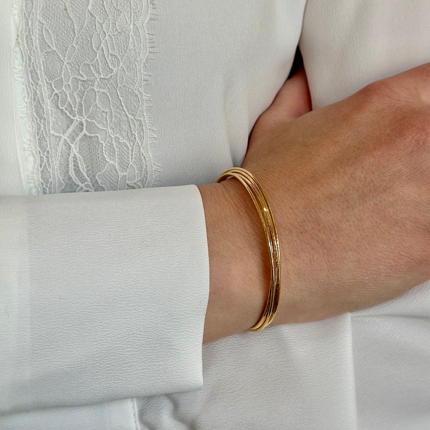 PESAVENTO BRACCIALE DNA ARGENTO 925 PLACCATO ORO GIALLO