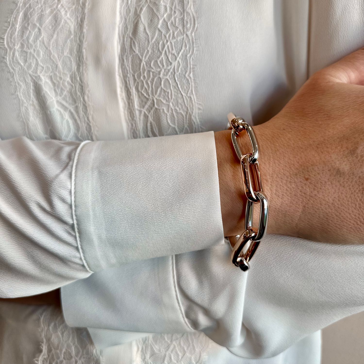 PESAVENTO BRACCIALE FOREVER CHIC IN ARGENTO 925 RODIO ROSA
