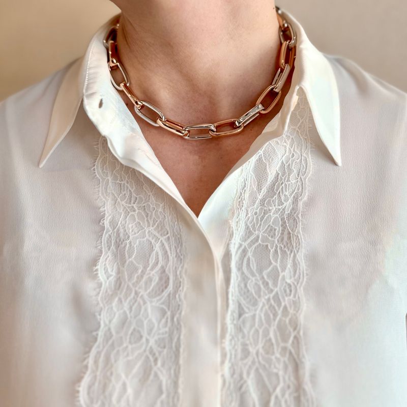 PESAVENTO GIROCOLLO FOREVER CHIC IN ARGENTO 925 RODIO ROSA PESAVENTO GIROCOLLO FOREVER CHIC IN ARGENTO 925 RODIO ROSA