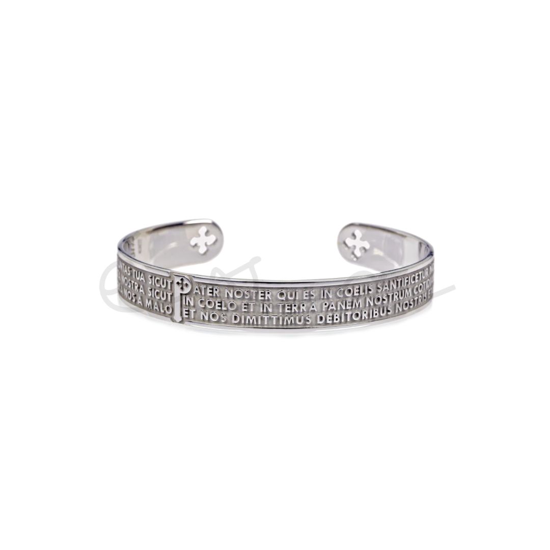 TUUM BRACCIALE RIGIDO PADRE NOSTRO ORIGINE AG 925 RODIATO