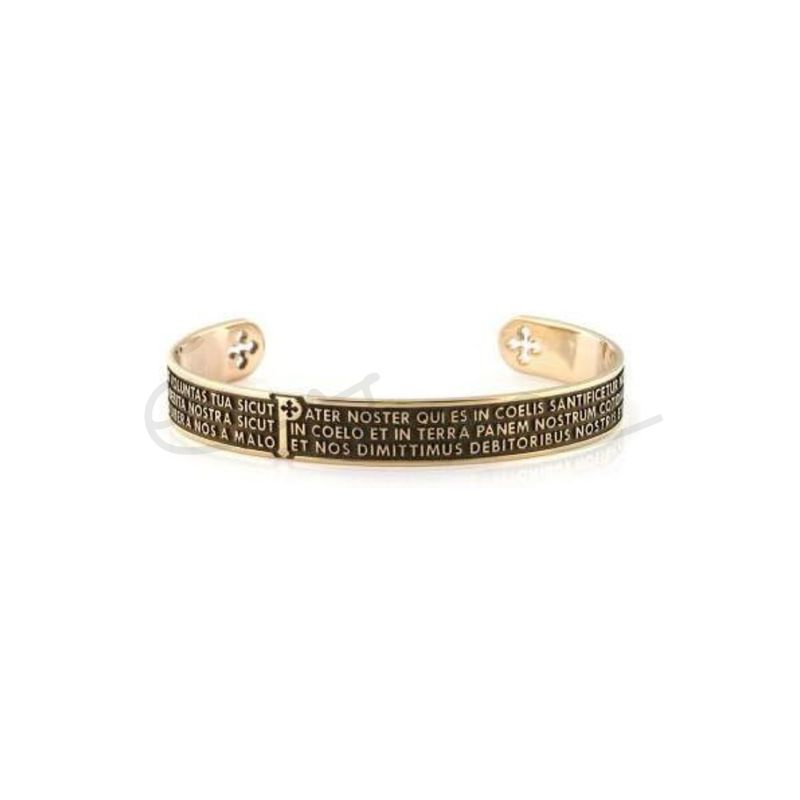TUUM BRACCIALE RIGIDO PADRE NOSTRO ORIGINE AG 925 BRONZATO TUUM BRACCIALE RIGIDO PADRE NOSTRO ORIGINE AG 925 BRONZATO