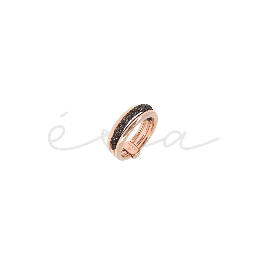 PESAVENTO ANELLO POLVERE DI SOGNI BRONZO 3 PEZZI ARGENTO 925 ROSA