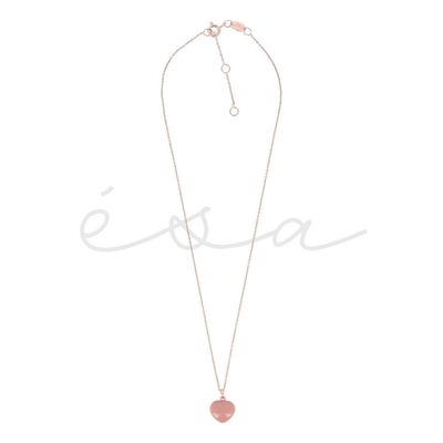 PESAVENTO COLLANA CON CUORICINO SMALTATO ROSA SCURO MOCHA MOUSSE PESAVENTO COLLANA CON CUORICINO SMALTATO ROSA SCURO MOCHA MOUSSE