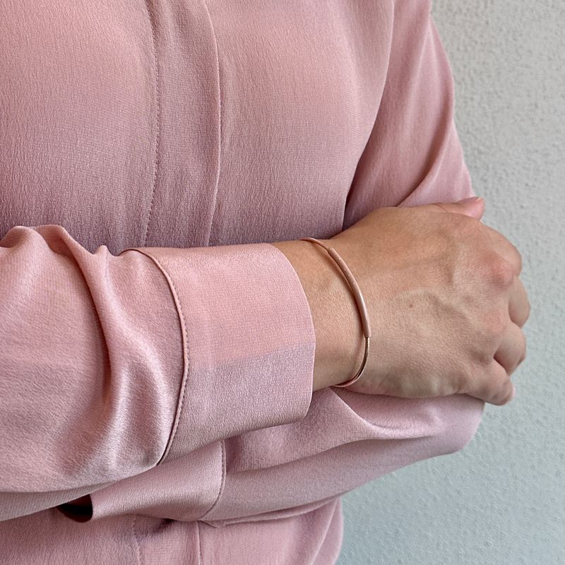 PESAVENTO BRACCIALE CON DETTAGLIO SMALTATO ROSA SCURO MOCHA MOUSSE PESAVENTO BRACCIALE CON DETTAGLIO SMALTATO ROSA SCURO MOCHA MOUSSE