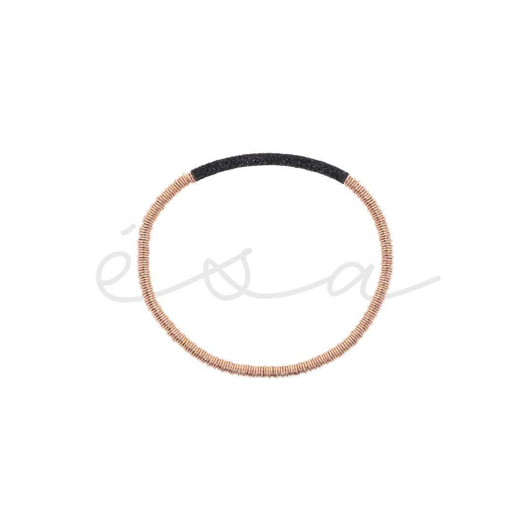 PESAVENTO BRACCIALE ELASTICO POLVERE DI SOGNI NERA