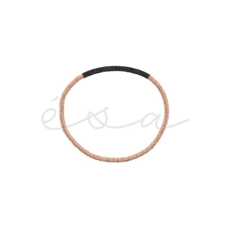 PESAVENTO BRACCIALE ELASTICO POLVERE DI SOGNI NERA PESAVENTO BRACCIALE ELASTICO POLVERE DI SOGNI NERA